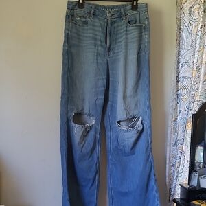 American Eagle Outfitters Blue Flare Jeans